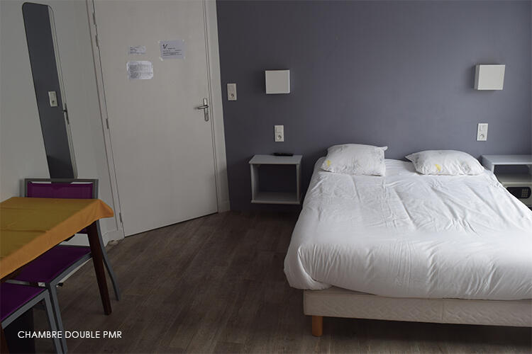 Chambre double PMR de l'hôtel L'Ecume de Mer à Trébeurden