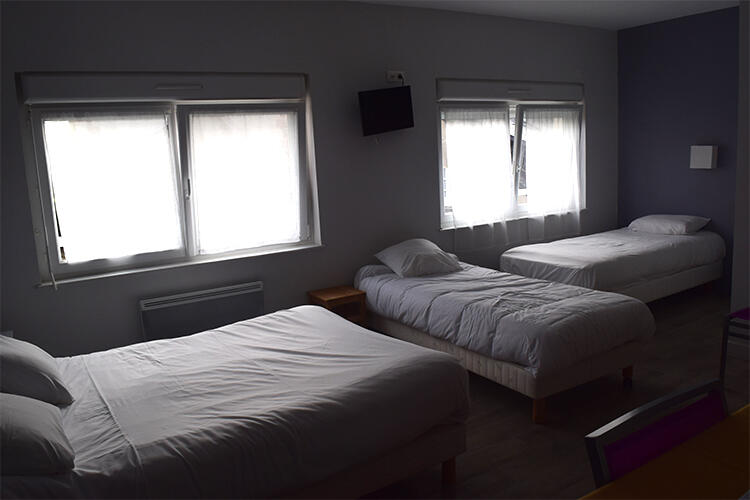 L'hôtel L'Ecume de Mer idéal pour les groupes et les familles avec ses chambres quadruples